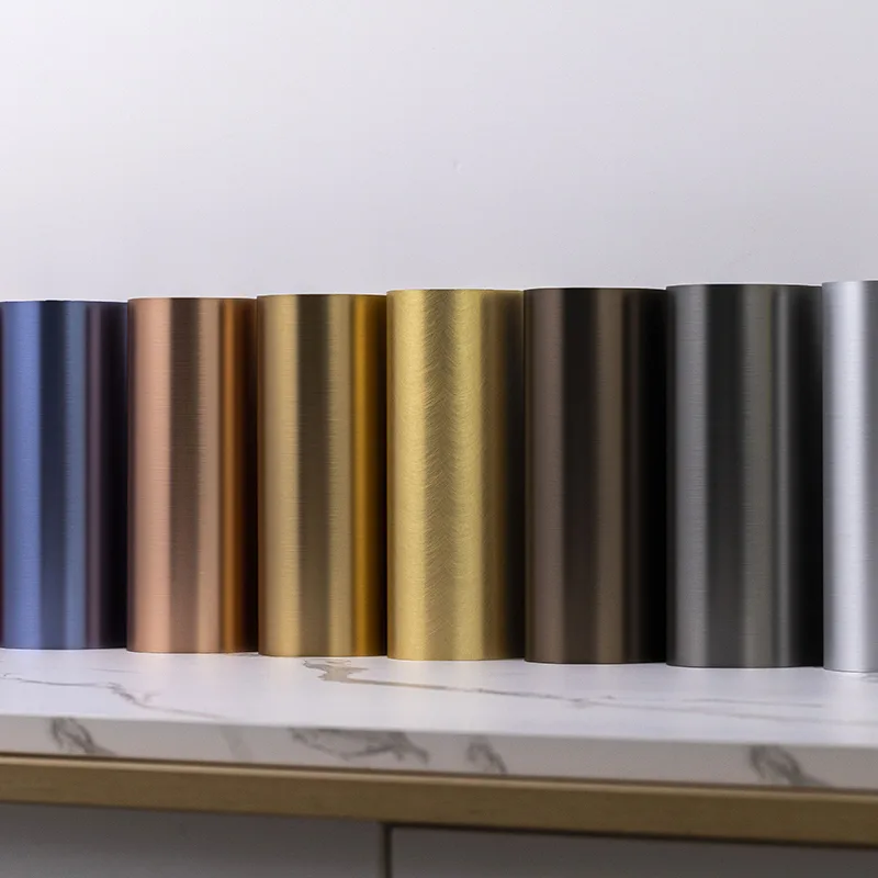 Papan Dinding Tahan Hentaman Tekstur Logam