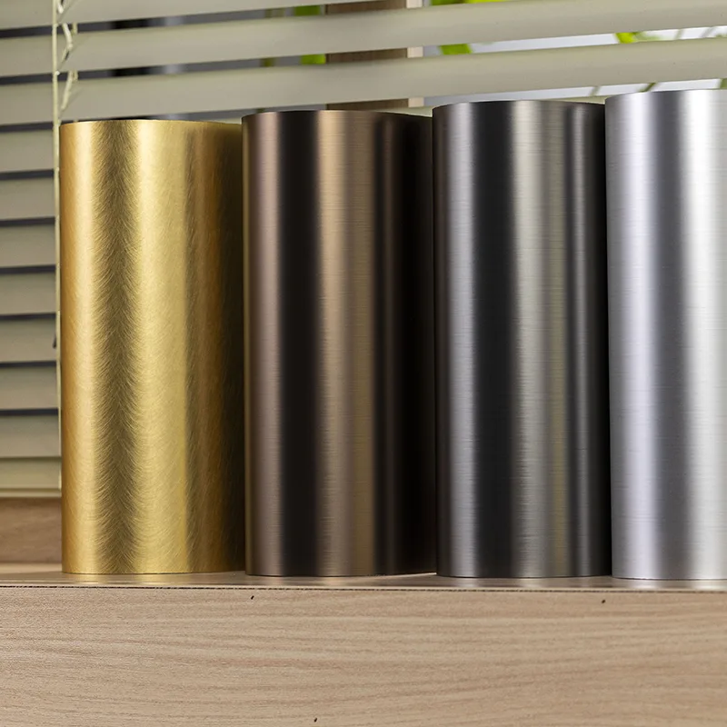 Panel Dinding Gentian Buluh Pepejal Tekstur Logam